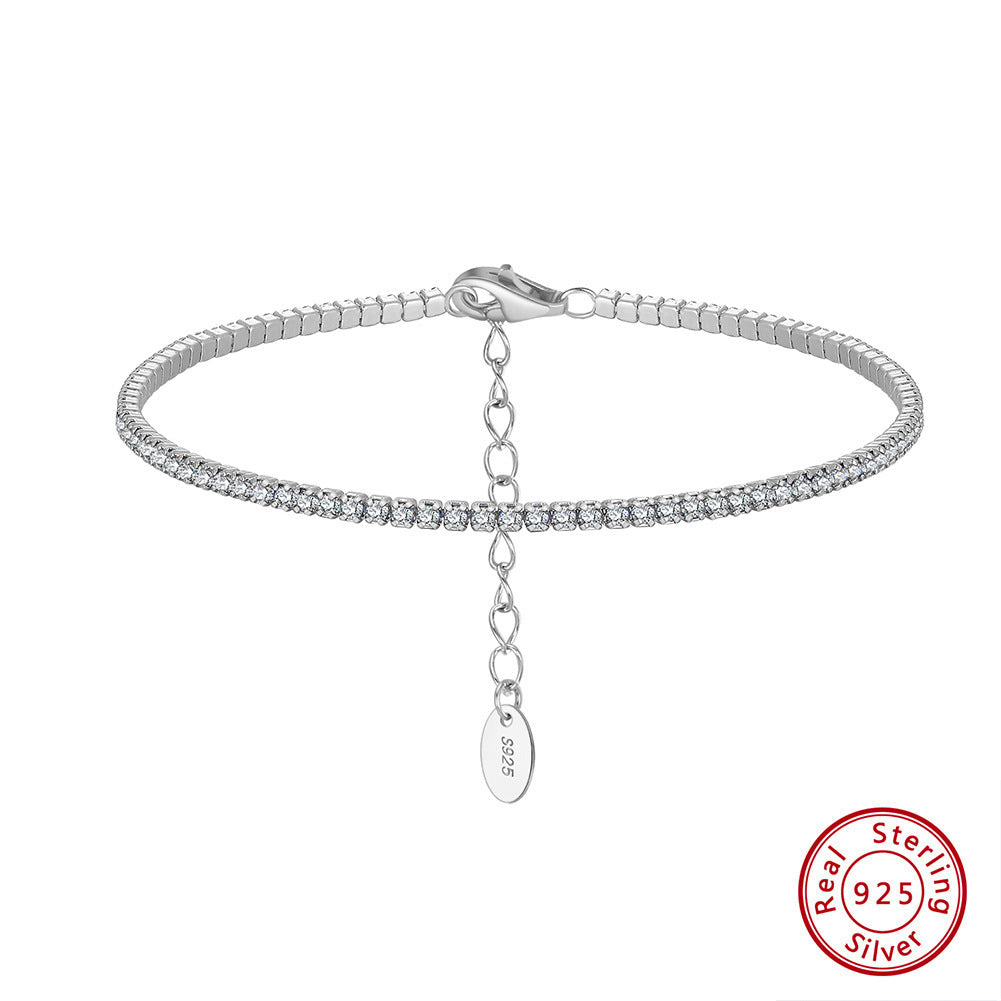 Bracciale Tennis da 15mm in Argento Sterling S925 con Zirconi Colorati