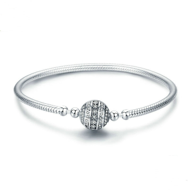 Bracciale elegante in argento sterling S925