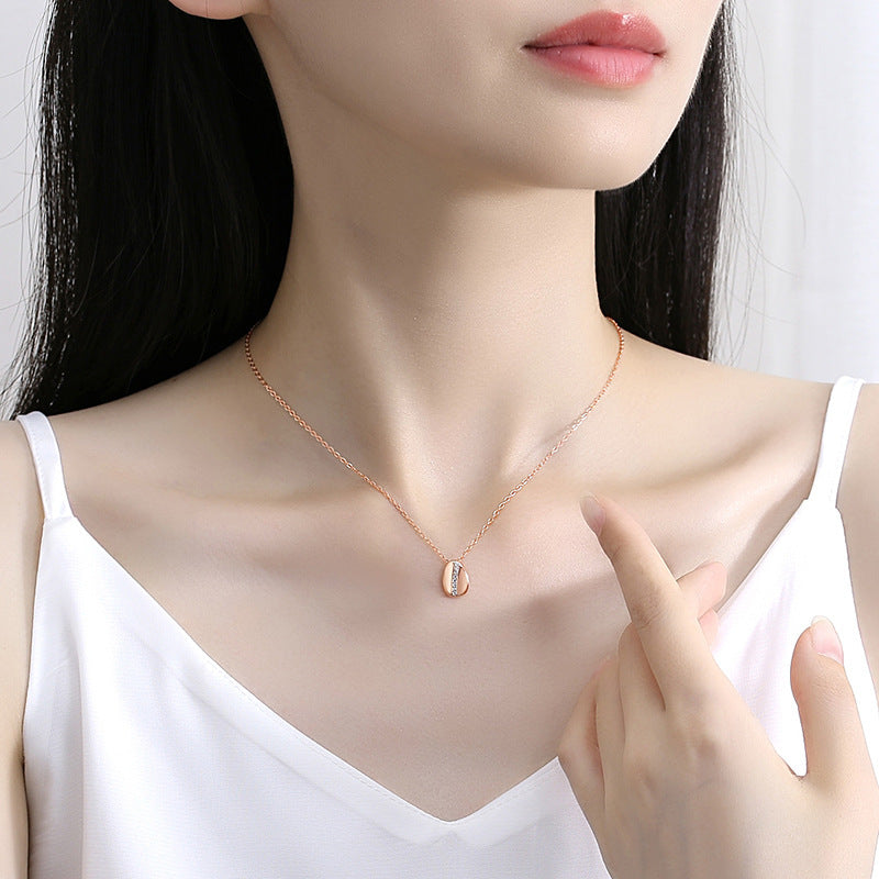 Collana con Chicco di Caffè in Argento Sterling