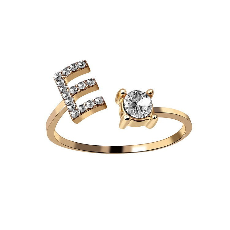 Anello Regolabile con 26 Lettere