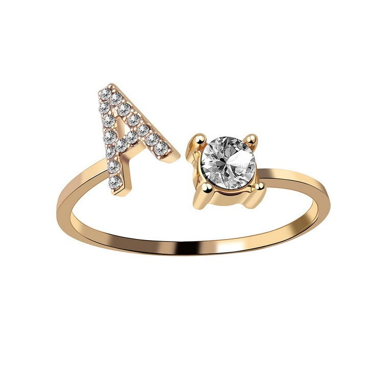 Anello Regolabile con 26 Lettere