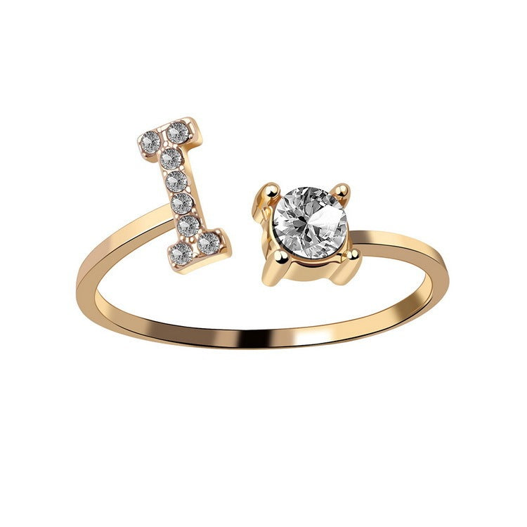 Anello Regolabile con 26 Lettere