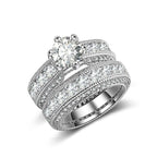 Anello in argento sterling per donna – Gioiello da matrimonio e fidanzamento