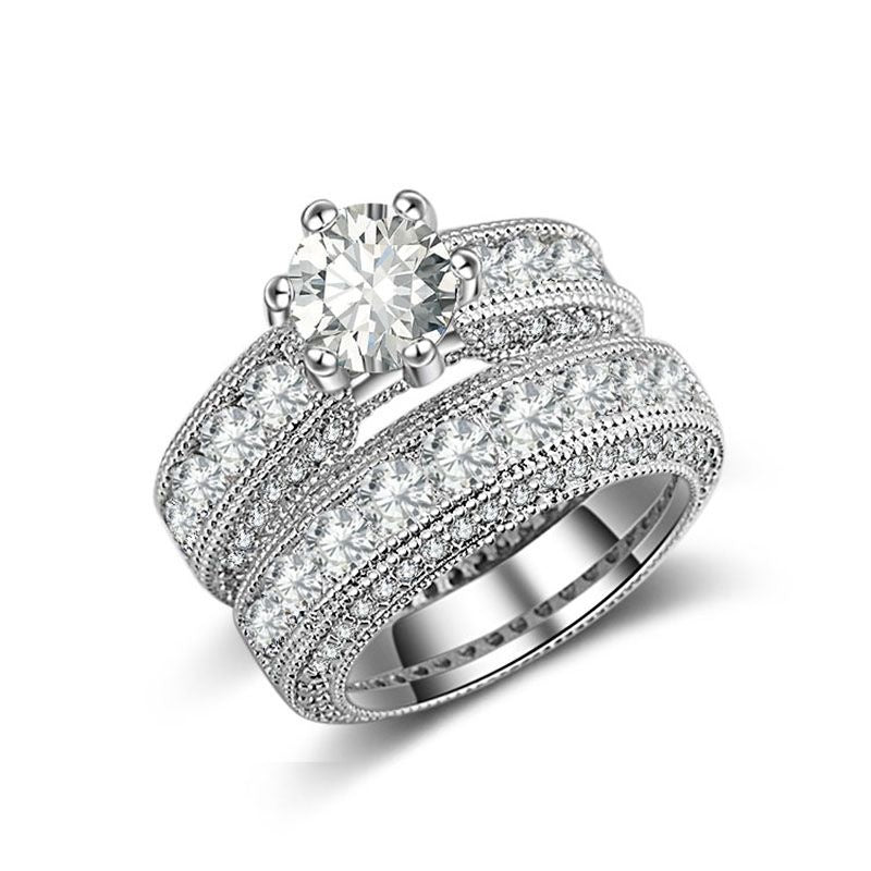 Anello in argento sterling per donna – Gioiello da matrimonio e fidanzamento
