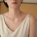 Collana “Sky Star” in Oro 18K con Perla