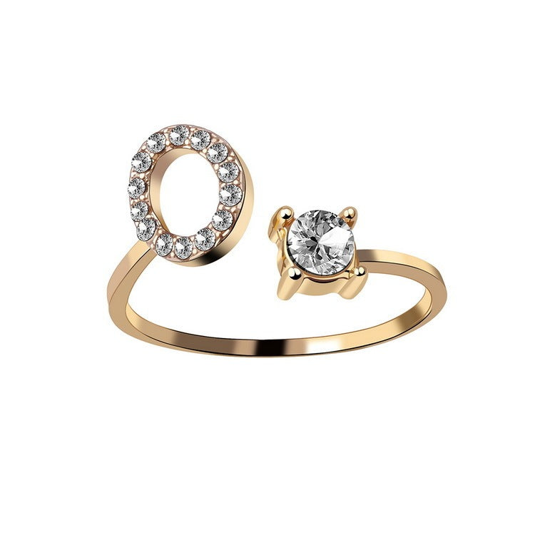 Anello Regolabile con 26 Lettere