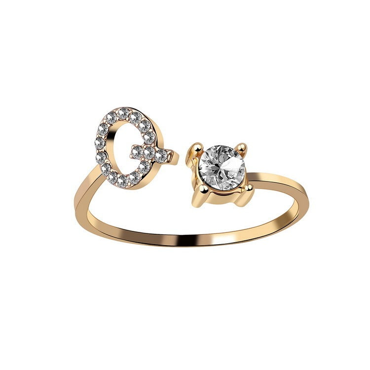 Anello Regolabile con 26 Lettere