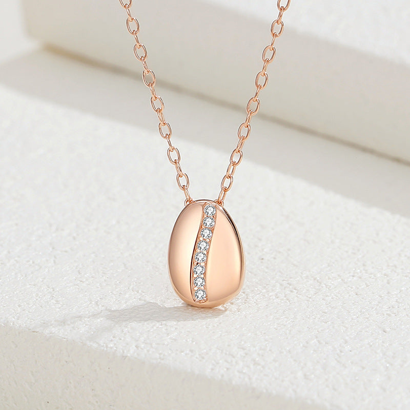 Collana con Chicco di Caffè in Argento Sterling