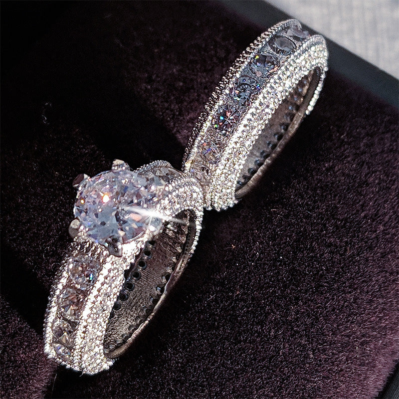 Anello in argento sterling per donna – Gioiello da matrimonio e fidanzamento
