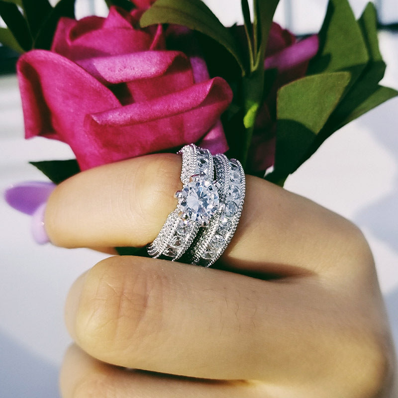 Anello in argento sterling per donna – Gioiello da matrimonio e fidanzamento