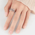 💝 anello regalo moglie in argento 925 ✨ Regalo Romantico Donna - gioielliperfetti.it