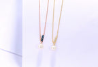 Gioielli in Oro Rosa 14K – Nuova Collana Pendente con Perla in Stile Coreano