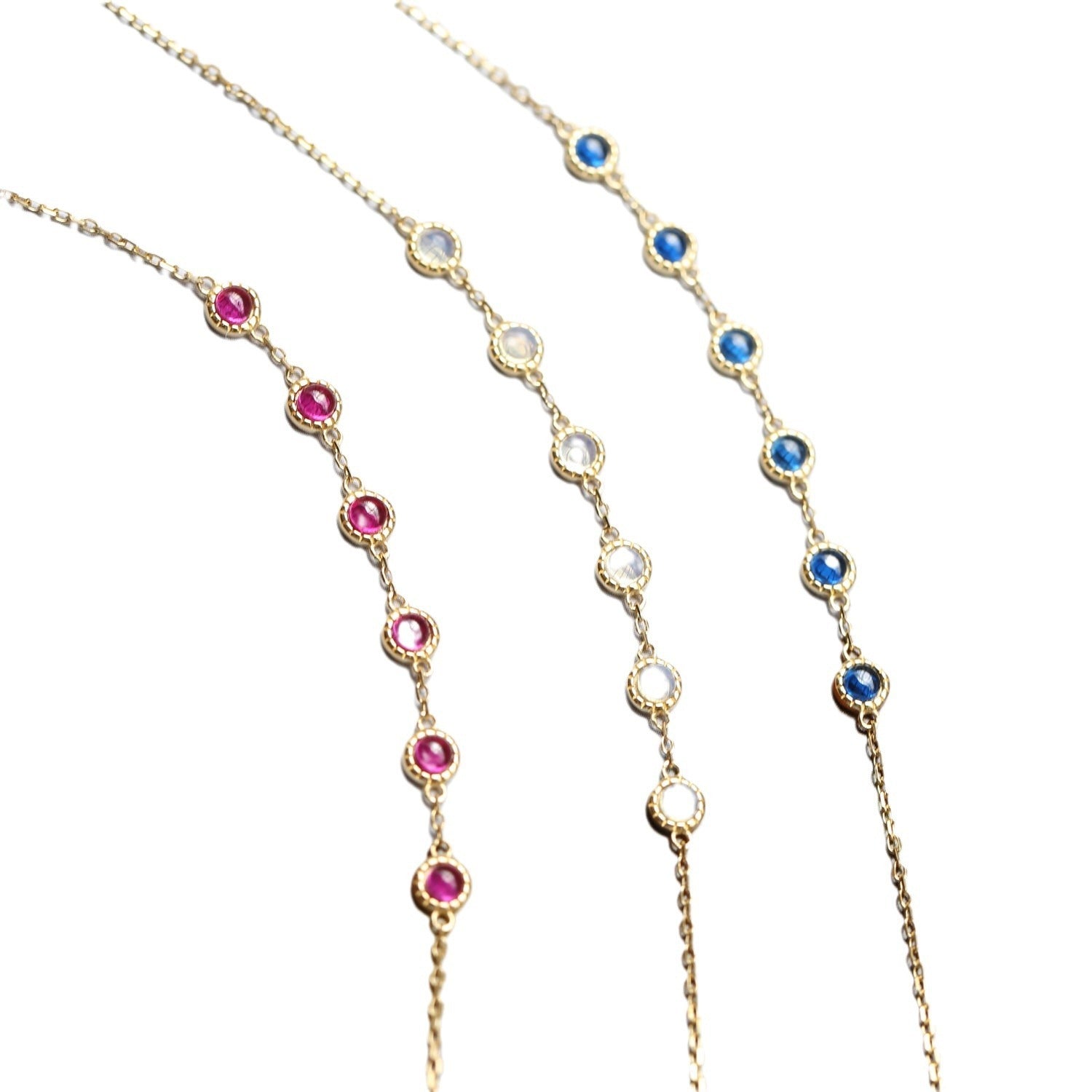 Bracciale Regolabile in Argento Sterling S925 con Opale Luminoso