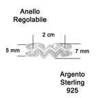 💝 Anello Argento 925 A Mia Cugina - Alti e Bassi ✨ Regalo Speciale - gioielliperfetti.it