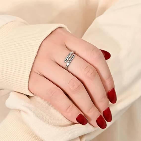 💝 anello regalo patner argento 925 - Sempre Insieme ✨ Regalo Romantico Donna - gioielliperfetti.it