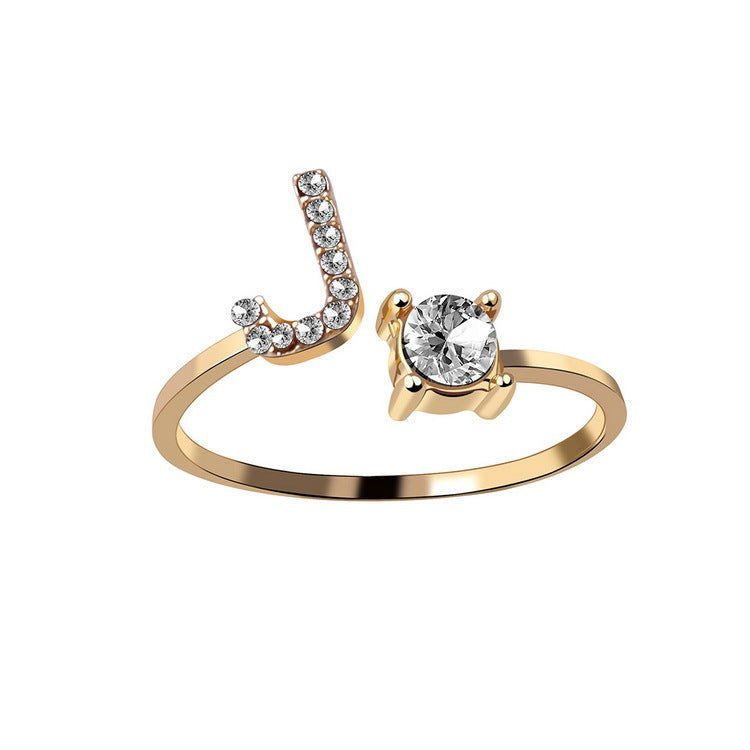 Anello Regolabile con 26 Lettere
