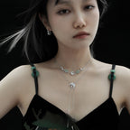 Collana con Uccello Volante in Fluorite