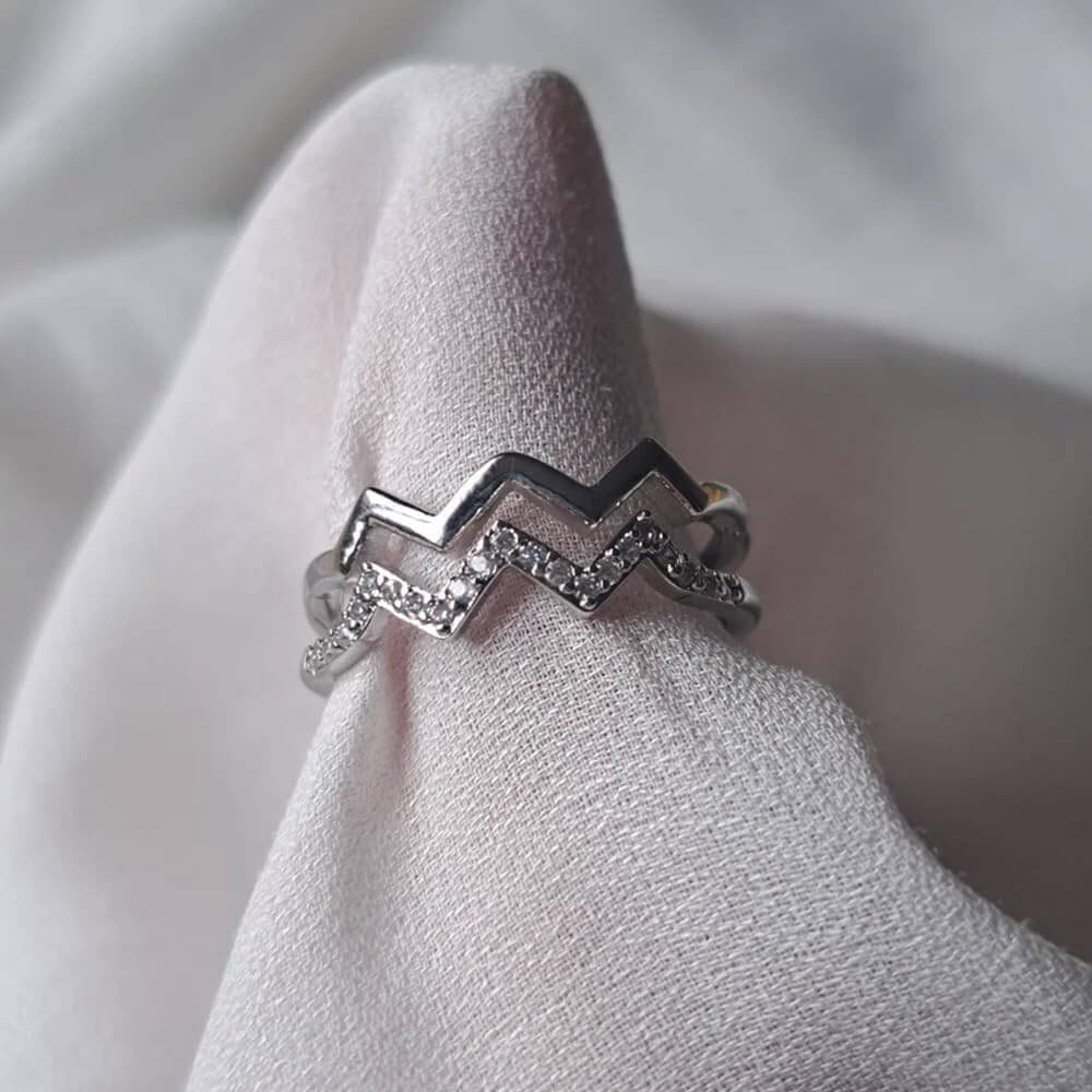 💝 Anello Argento 925 A Mia Mamma - Alti e Bassi ✨ Regalo Speciale - gioielliperfetti.it