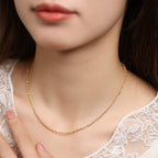 Catena Intrecciata in Pizzo Semplice da Donna
