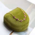 Bracciale Regolabile in Argento Sterling S925 con Opale Luminoso