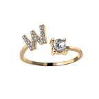 Anello Regolabile con 26 Lettere