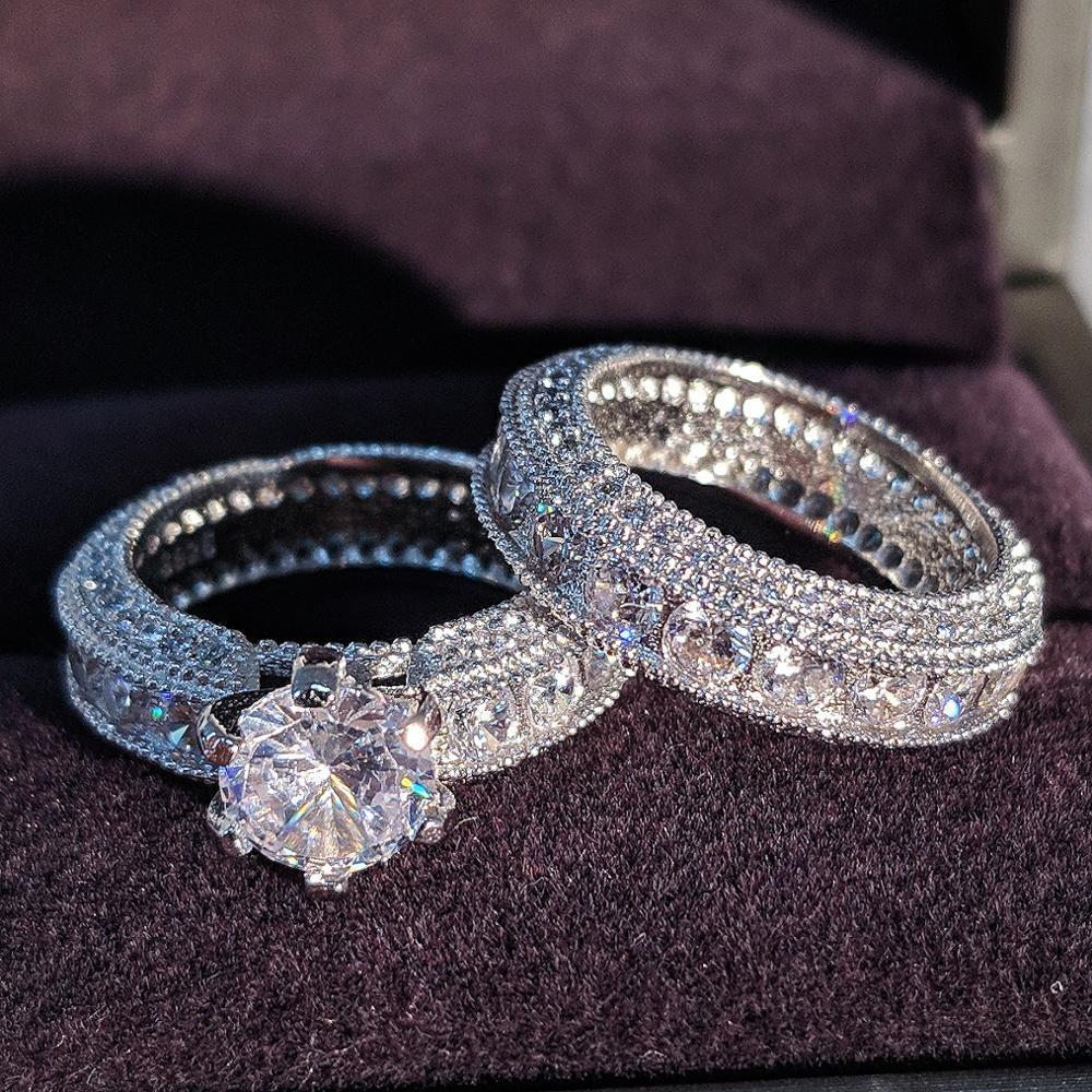 Anello in argento sterling per donna – Gioiello da matrimonio e fidanzamento