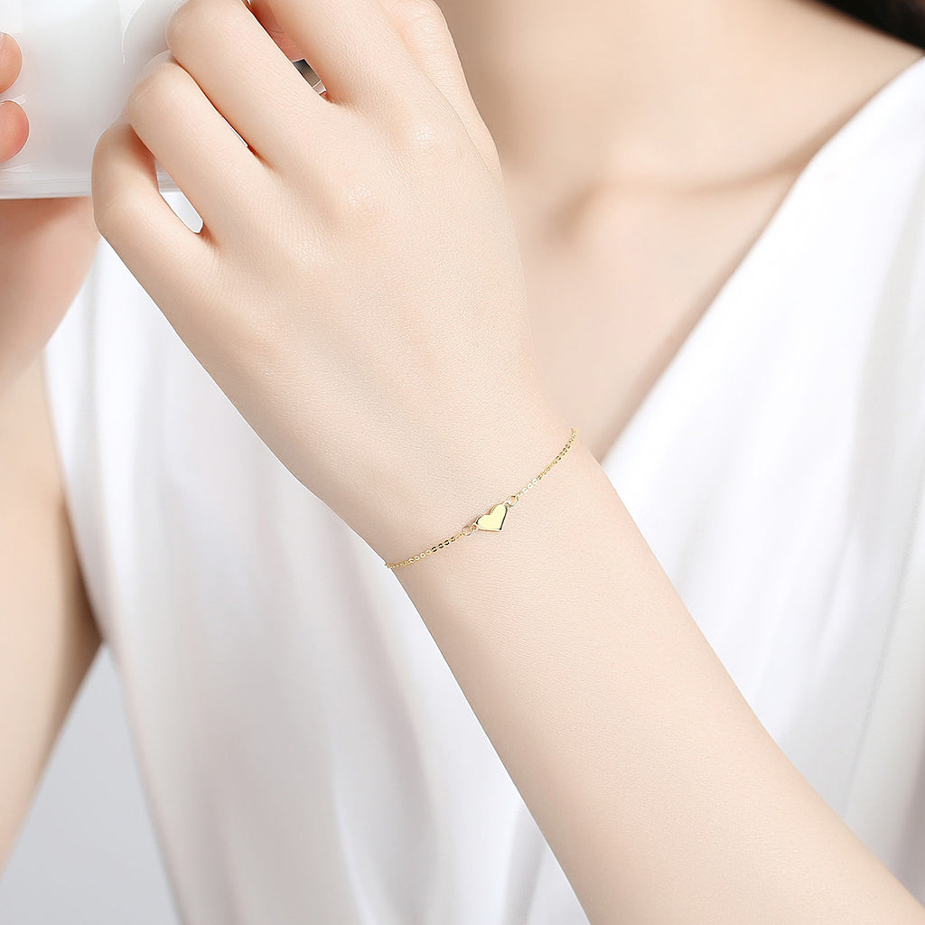 Bracciale da donna in oro 14K, stile essenziale e raffinato