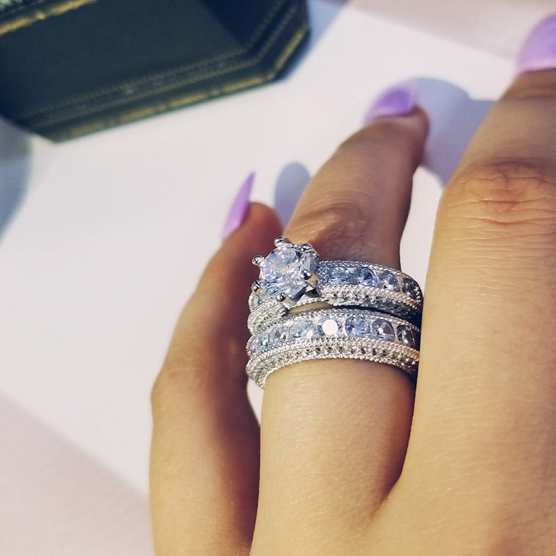 Anello in argento sterling per donna – Gioiello da matrimonio e fidanzamento