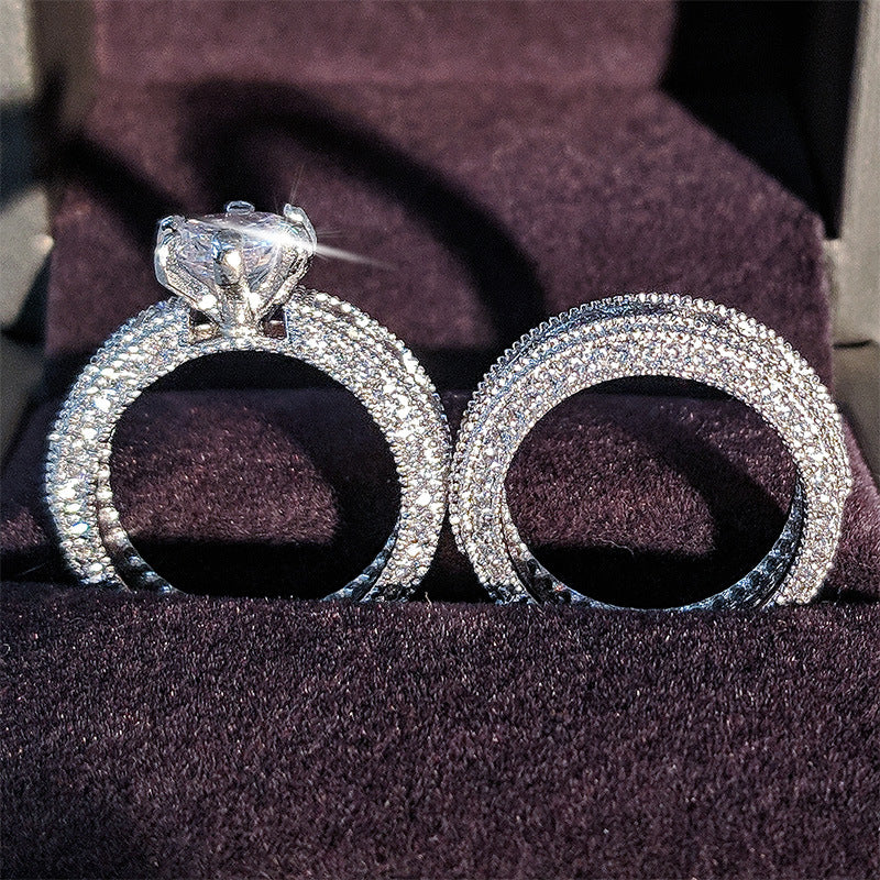 Anello in argento sterling per donna – Gioiello da matrimonio e fidanzamento