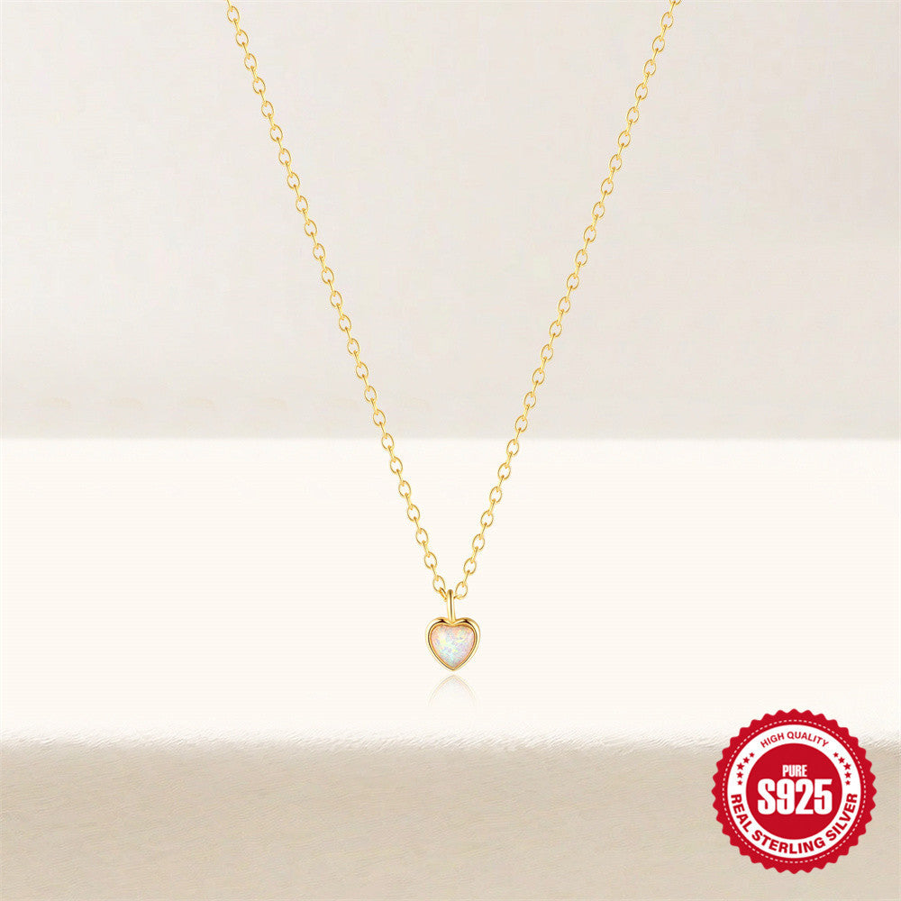 Collana in Argento Sterling S925 con Cuore