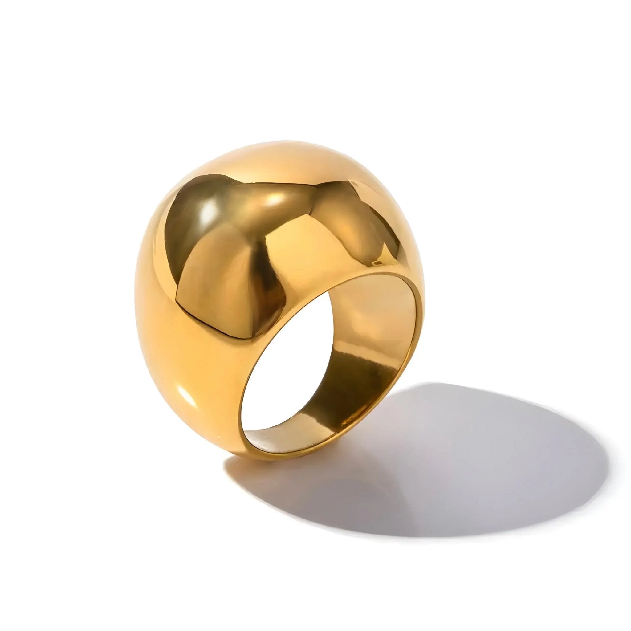Anello 18k ERIKAN Oro 18K - Design Scultoreo & Raffinato in Acciaio Inossidabile | Gioielli Perfetti Rings km5m85-r3.myshopify.com