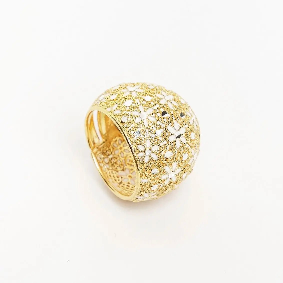 Anello  Argento 925 "Gold Crush" - Design Intrecciato Artigianale Made in Italy | Gioielli Perfetti Anello km5m85-r3.myshopify.com
