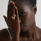 Anello GARLITA - Oro 18k, Acciaio Inossidabile | Eleganza Raffinata gioielli perfetti Rings km5m85-r3.myshopify.com