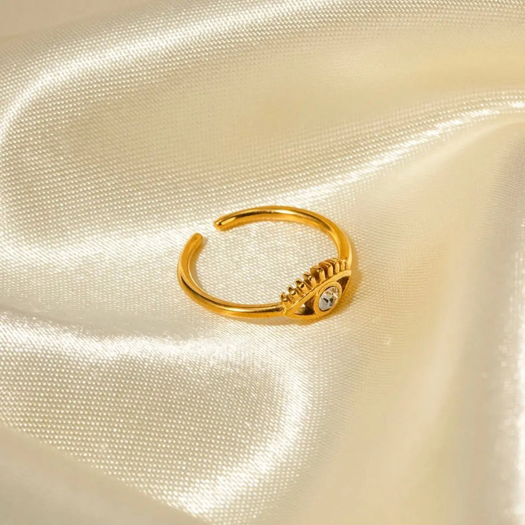 Anello ZOYA - Oro 18k, Zircone Scintillante, Regolabile | Gioielli Perfetti Rings km5m85-r3.myshopify.com