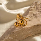 Anello acciaio placcato oro PVD 18k "MIA" Rings km5m85-r3.myshopify.com