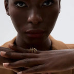 Anello acciaio placcato oro PVD 18k "REINE" Rings km5m85-r3.myshopify.com