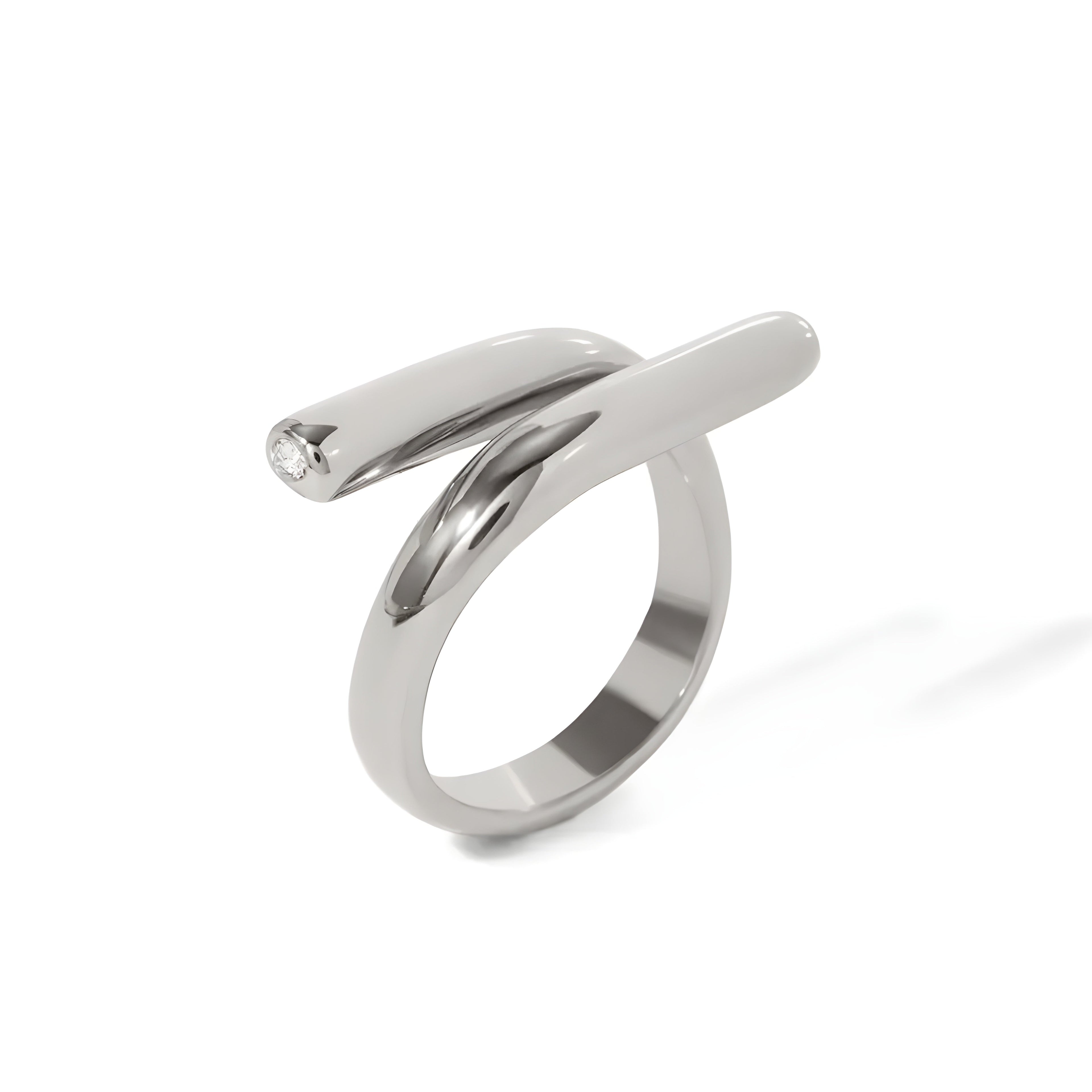 Anello acciaio placcato oro PVD "GRETA" product_type km5m85-r3.myshopify.com