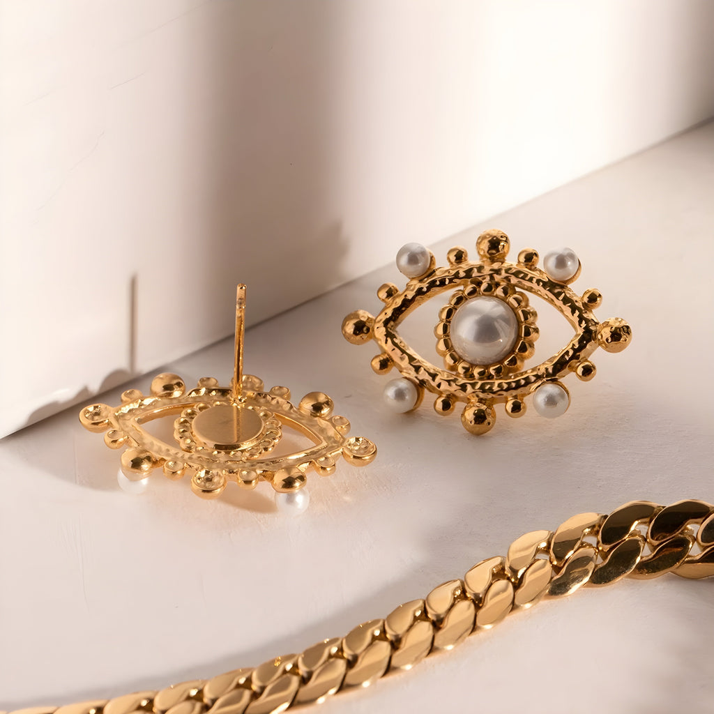 BEHI REBECCA Orecchini a Bottone Earrings km5m85-r3.myshopify.com