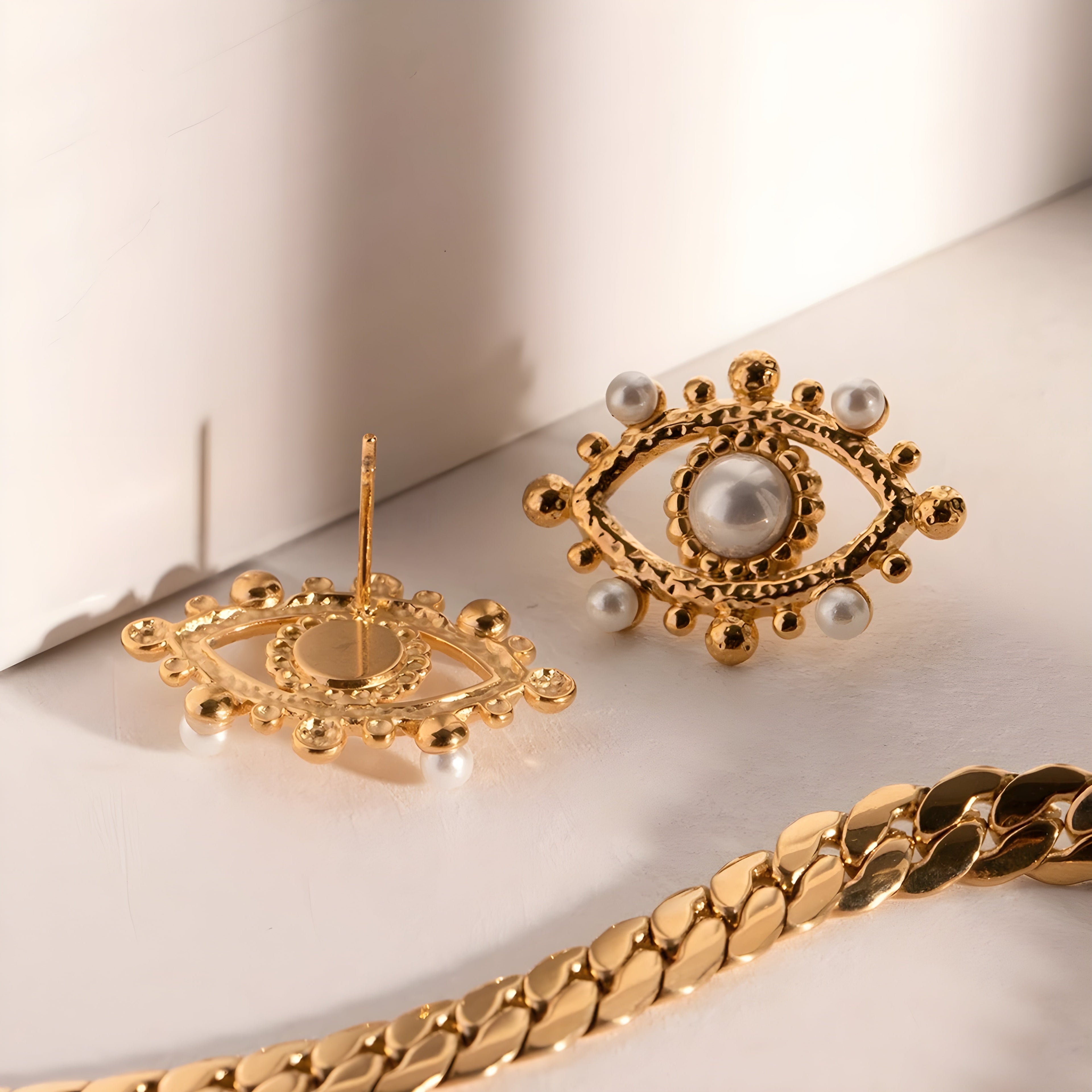 BEHI REBECCA Orecchini a Bottone Earrings km5m85-r3.myshopify.com