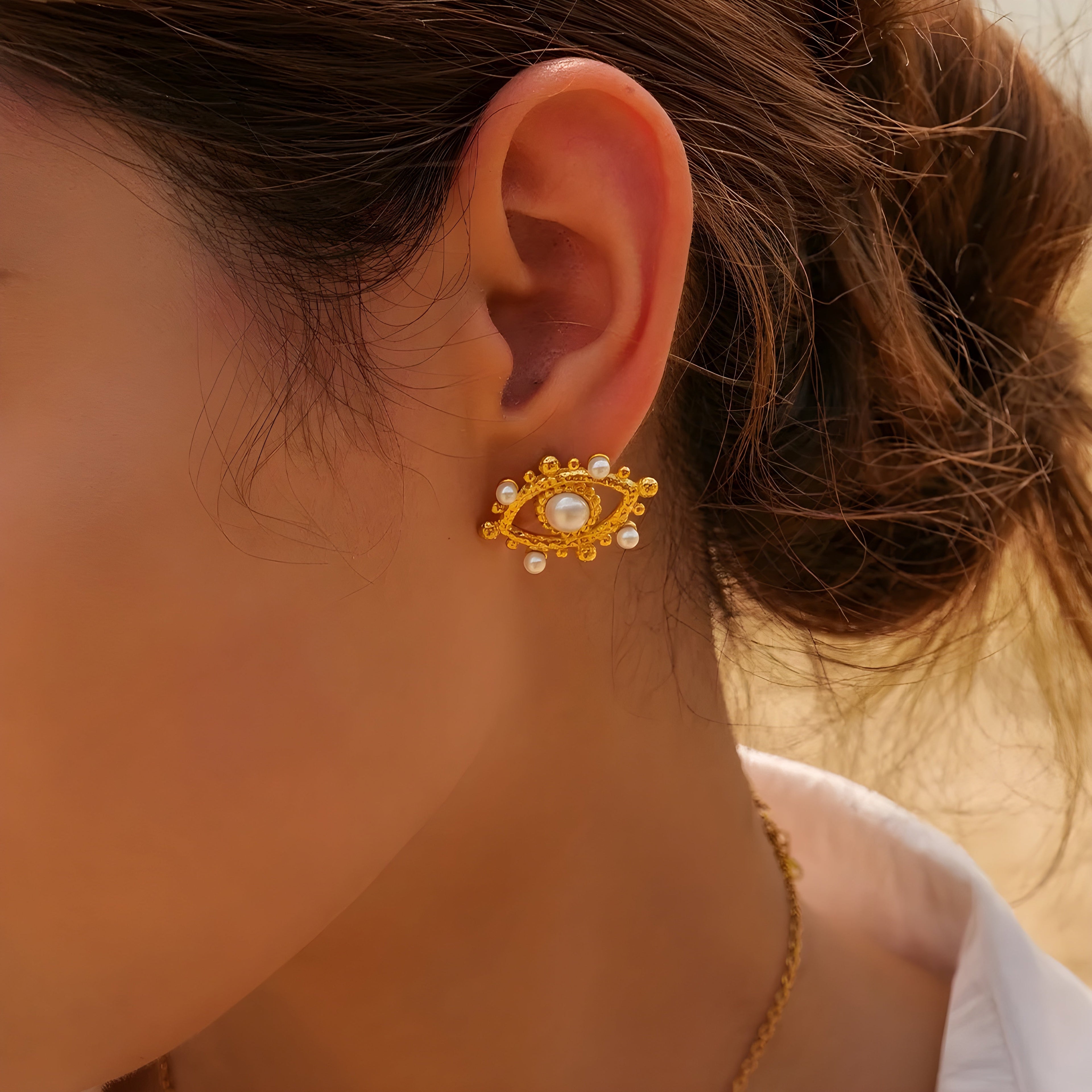 BEHI REBECCA Orecchini a Bottone Earrings km5m85-r3.myshopify.com