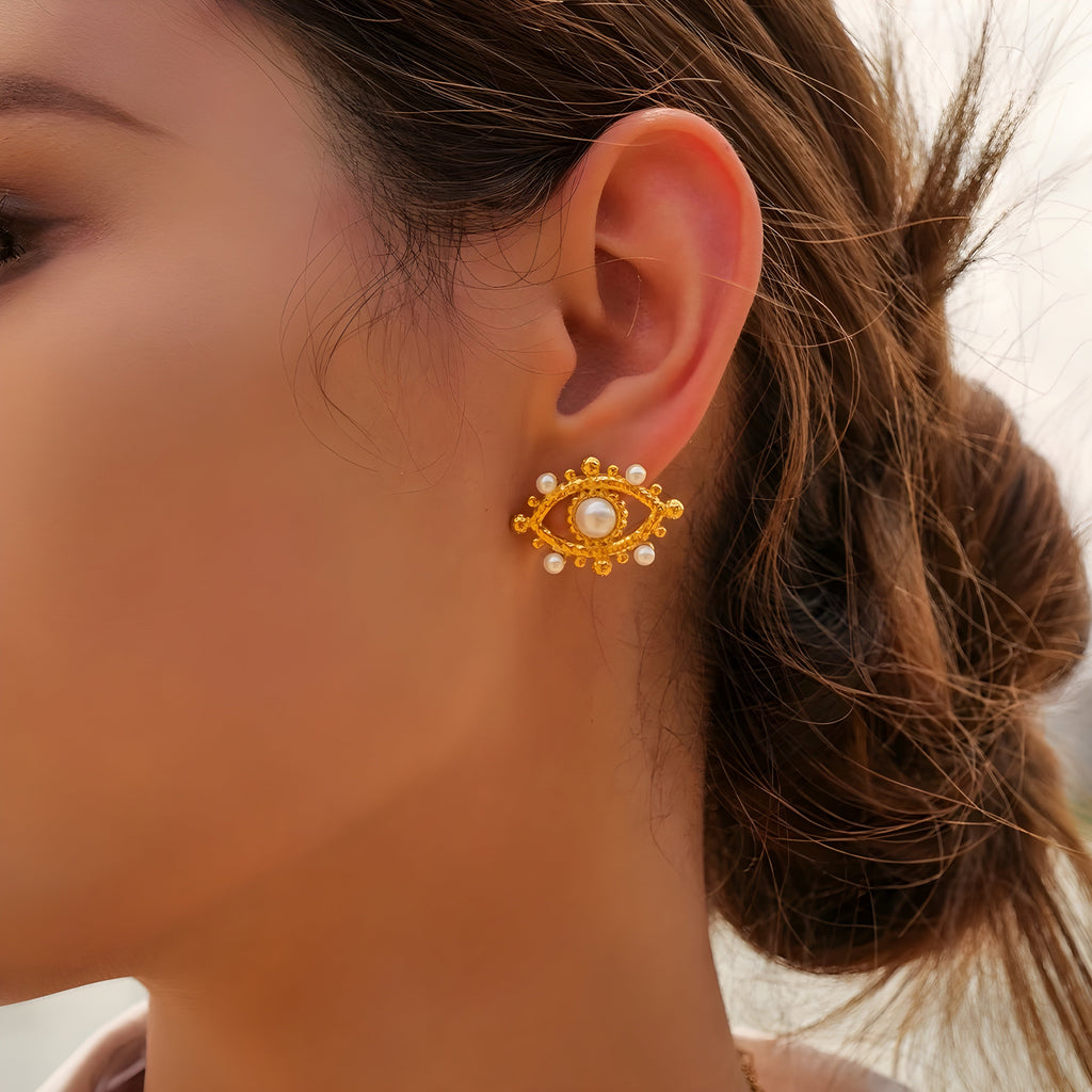 BEHI REBECCA Orecchini a Bottone Earrings km5m85-r3.myshopify.com