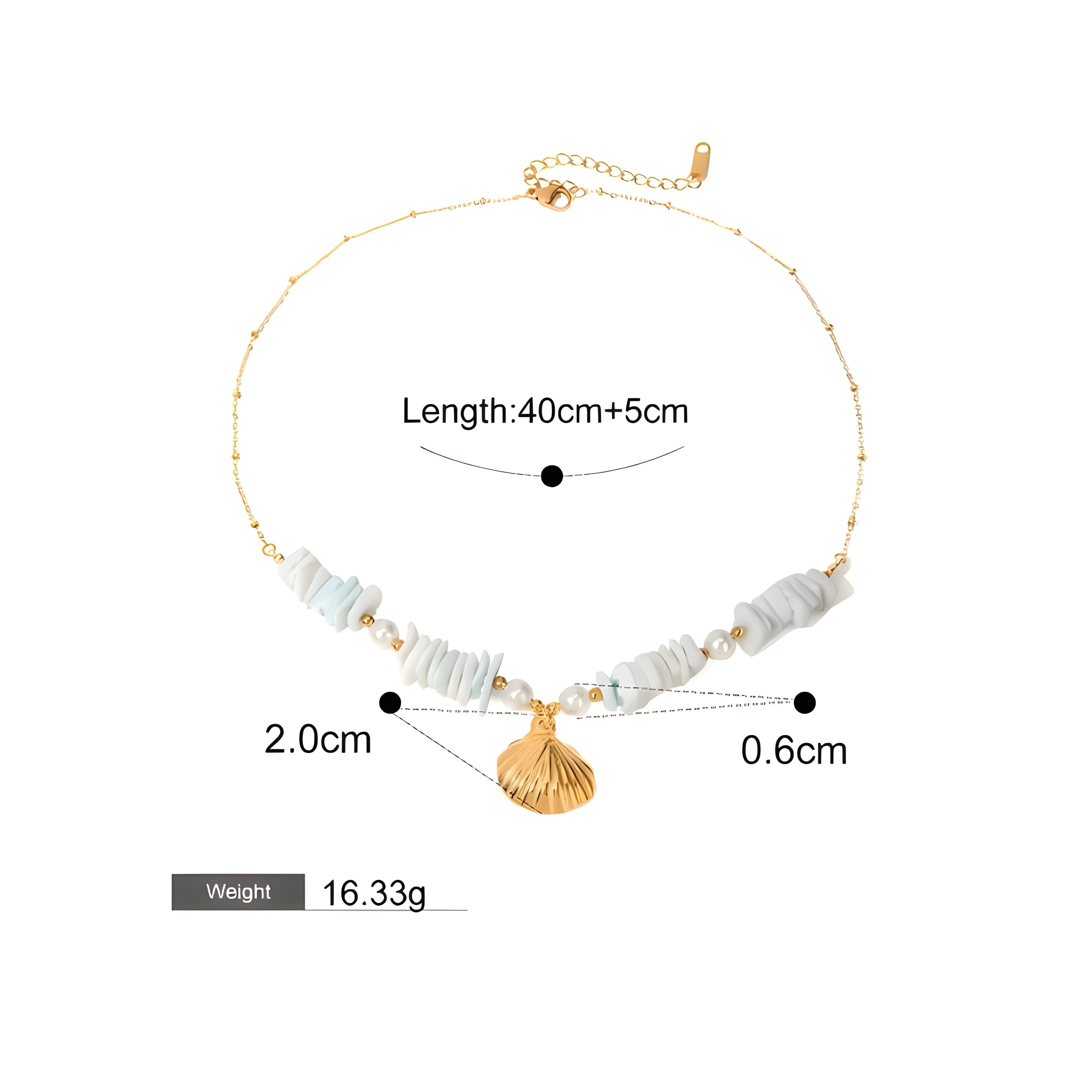 BEHI SHELL Collana Necklaces km5m85-r3.myshopify.com