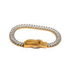 Bracciale Acciaio Placcato Oro PVD "BEATRICE" Bracelets km5m85-r3.myshopify.com