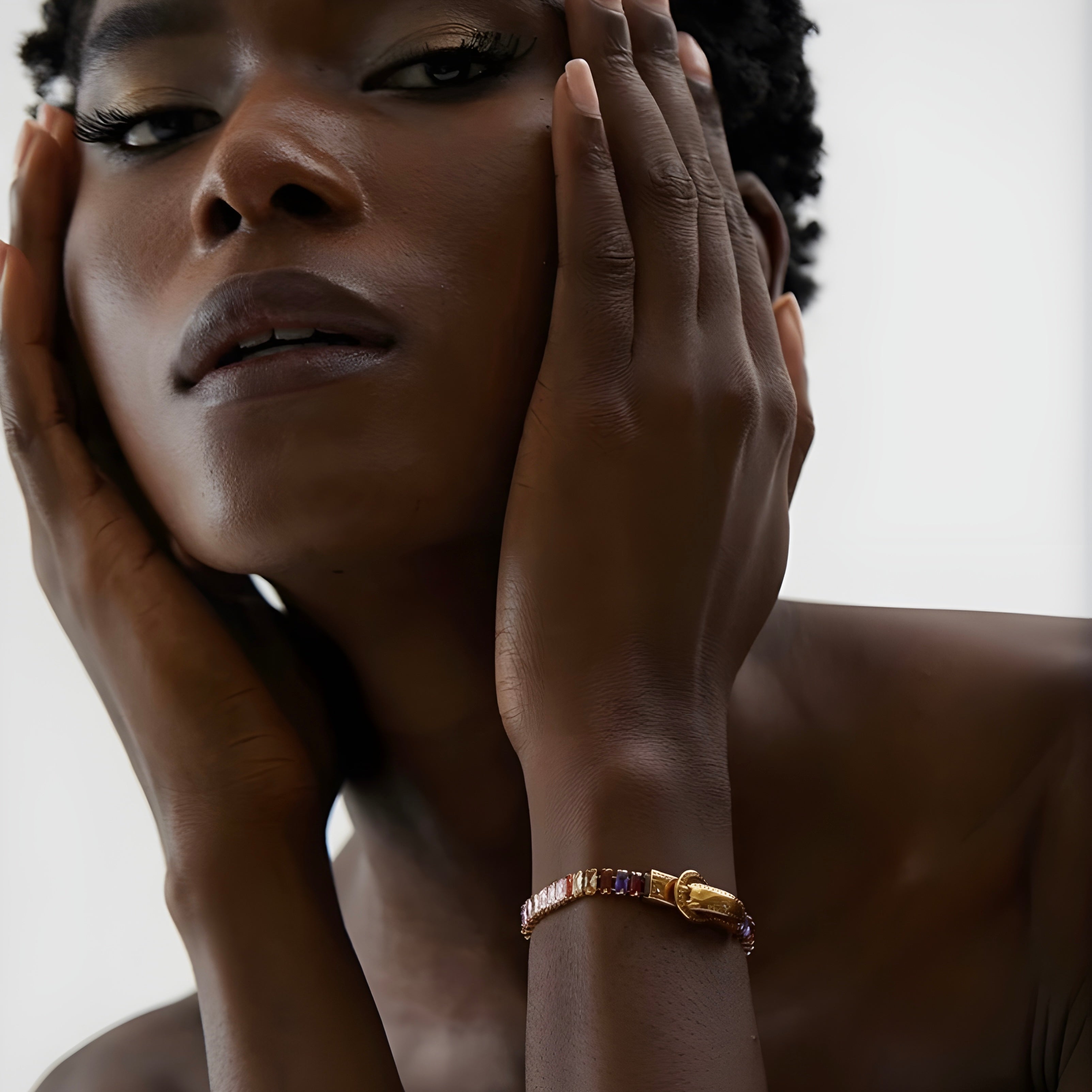 Bracciale Acciaio Placcato Oro PVD "BEATRICE" Bracelets km5m85-r3.myshopify.com