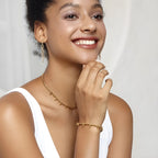 Bracciale Acciaio Placcato Oro PVD "JARRETT" Bracelets km5m85-r3.myshopify.com