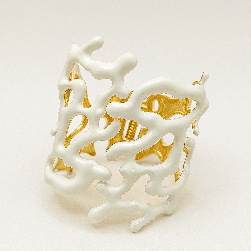 Bracciale Coral Luxe Smalto Rosso Bianco Turchese - Statement Elegante PARNIN Bracelets km5m85-r3.myshopify.com