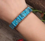 Bracciale Raffinato in Diaspro Marino Naturale - Stile Unico | Gioielli Perfetti Bracciale km5m85-r3.myshopify.com