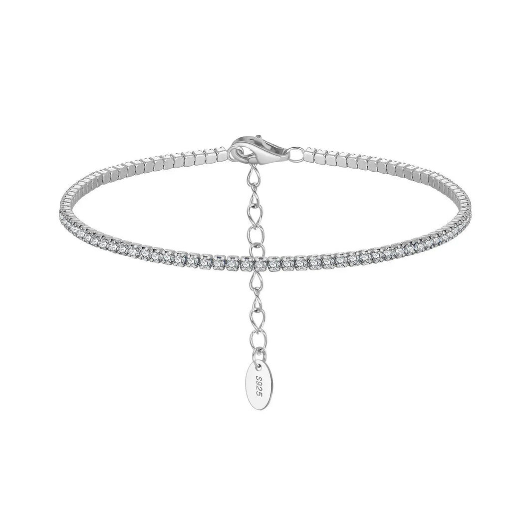 Bracciale Tennis Argento S925 - Splendore Regolabile | Gioielli Perfetti Bracciale km5m85-r3.myshopify.com