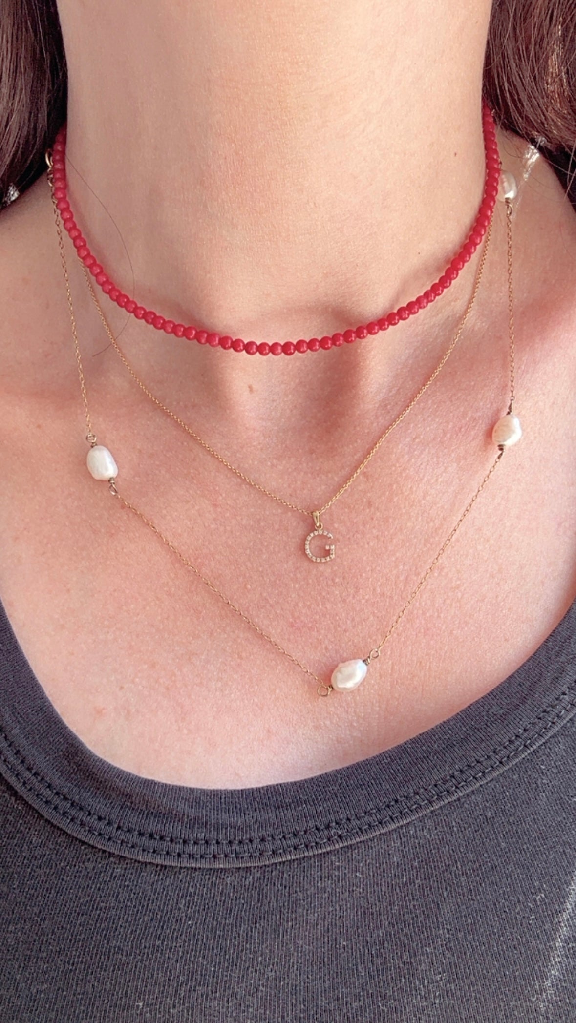 COLLANA CHOKER CORALLO BAMBÙ ROSSO | Gioielli Perfetti product_type km5m85-r3.myshopify.com