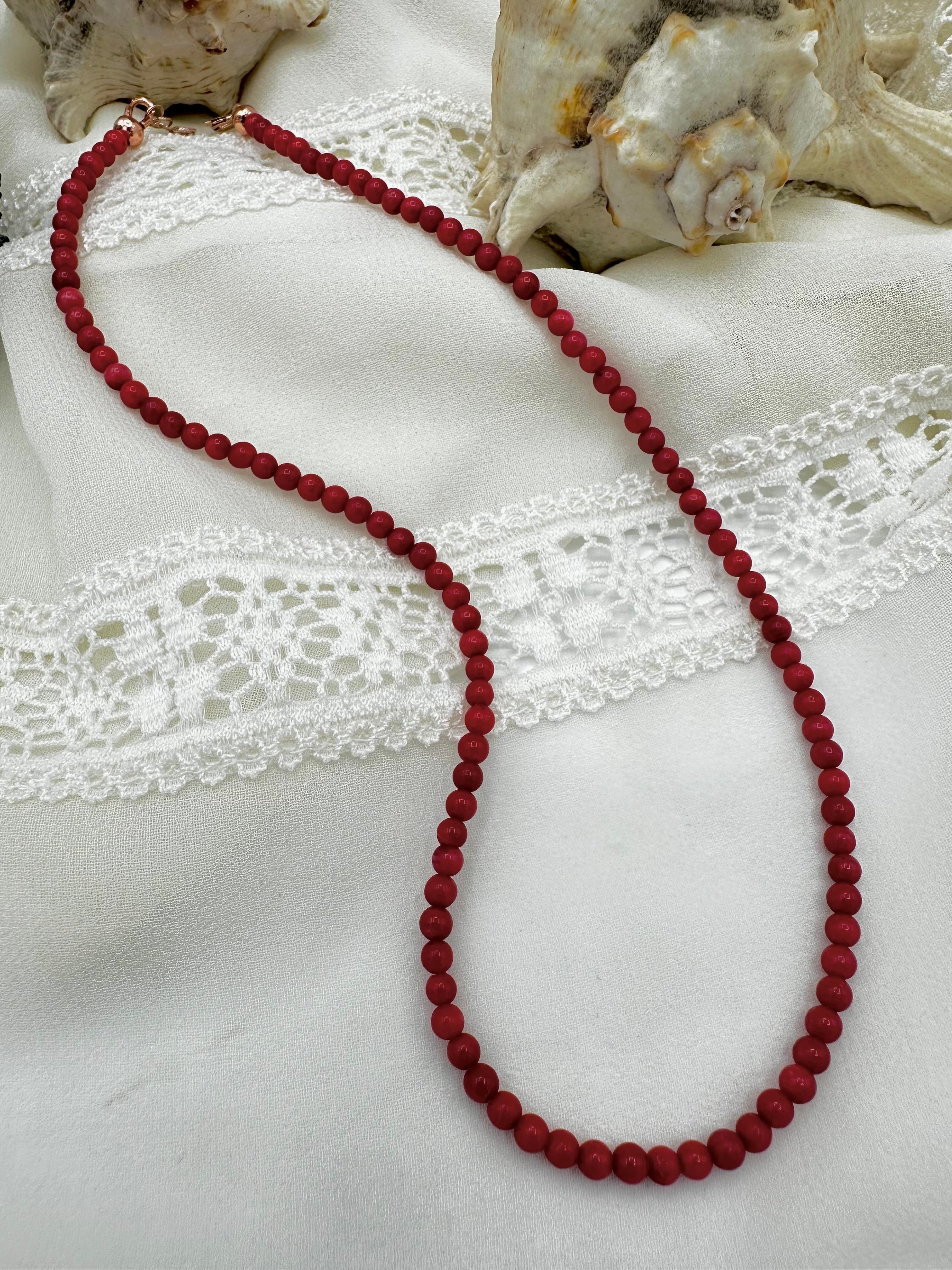 COLLANA CHOKER CORALLO BAMBÙ ROSSO | Gioielli Perfetti product_type km5m85-r3.myshopify.com